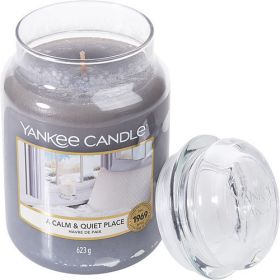 YANKEE CANDLE by Yankee Candle A CALM AND QUIET PLACE SCENTED LARGE JAR 22 OZ