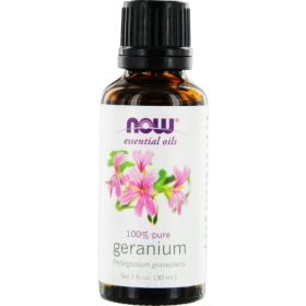 ESSENTIAL OILS NOW by NOW Essential Oils GERANIUM OIL 1 OZ