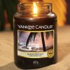 YANKEE CANDLE by Yankee Candle BLACK COCONUT SCENTED LARGE JAR 22 OZ