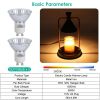 Electric Wax Melt Warmer Lamp Dimmable Fragrance Candle Melt Lantern Metal Iron Decorative Melter Lamp with 2 GU10 Bulbs