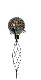 37 inch gazing globe stand garden stake