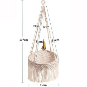 Nordic Bohemian Woven Tapestry Net Pocket Cat Nest (Option: 0X13 45CM)