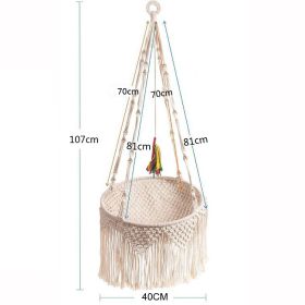 Nordic Bohemian Woven Tapestry Net Pocket Cat Nest (Option: 0X13 40CM)