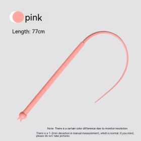 Silicone Replaceable Cat Playing Rod (Color: Pink)