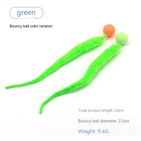 Pet Cat Elastic Ball Interactive Toy (Option: Green-Small-2PCS)